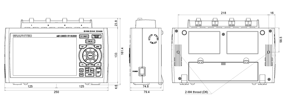 GL2000 External Dimensions