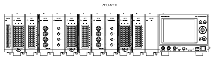GL7000 Main module with ten input/output modules and SSD module
