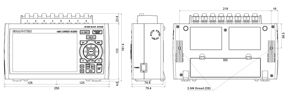 GL980 External Dimensions